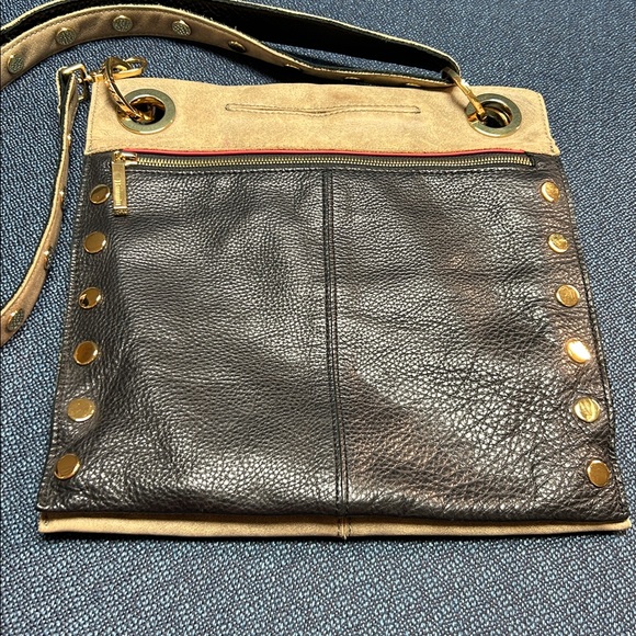 2942 Hammitt Crossbody Purse Shoulder Bag Leather  Gold Hardware - Picture 15 of 15